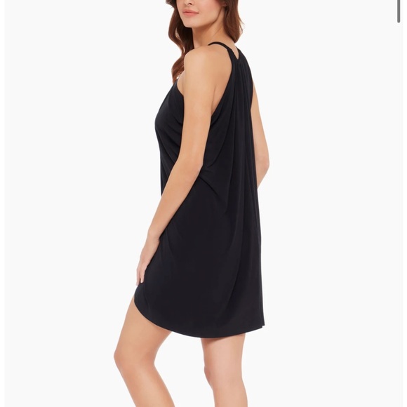 NEW MAGICSUIT Draped Swim Cover Up Dress Size: L - Picture 2 of 8